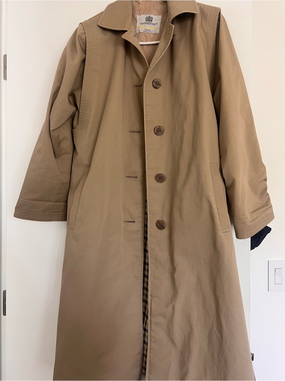 Aquascutum London Tan Women's Trench Coat